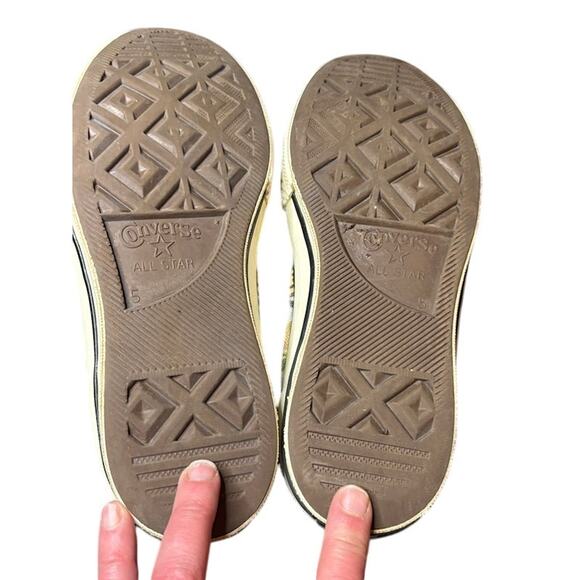 Converse Canvas Low Top Horses Shoes Men 5 Women 7 Sneakers Twisted Resort - Picture 8 of 8